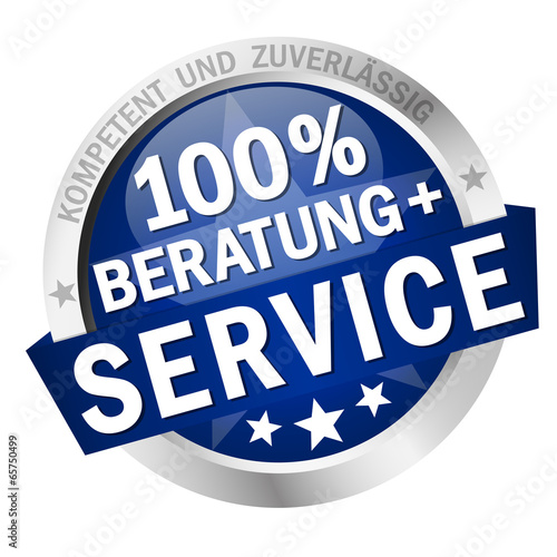 Button - 100% BERATUNG + SERVICE