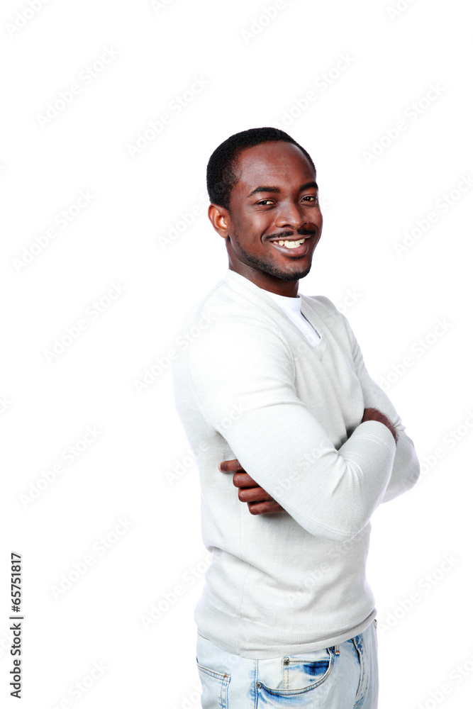 Portrait of a handsome african man Portrait of a handsome african man