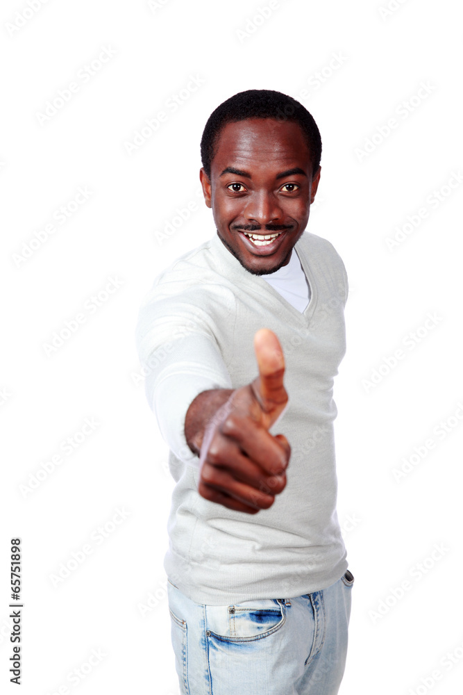 Portrait of a handsome african man Portrait of a handsome african man