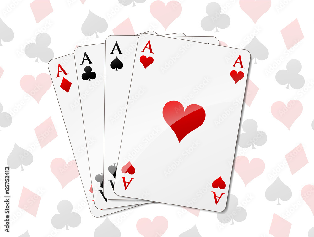 Four aces background Four aces background