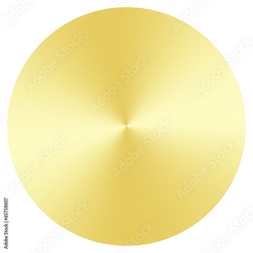 Gold, rund