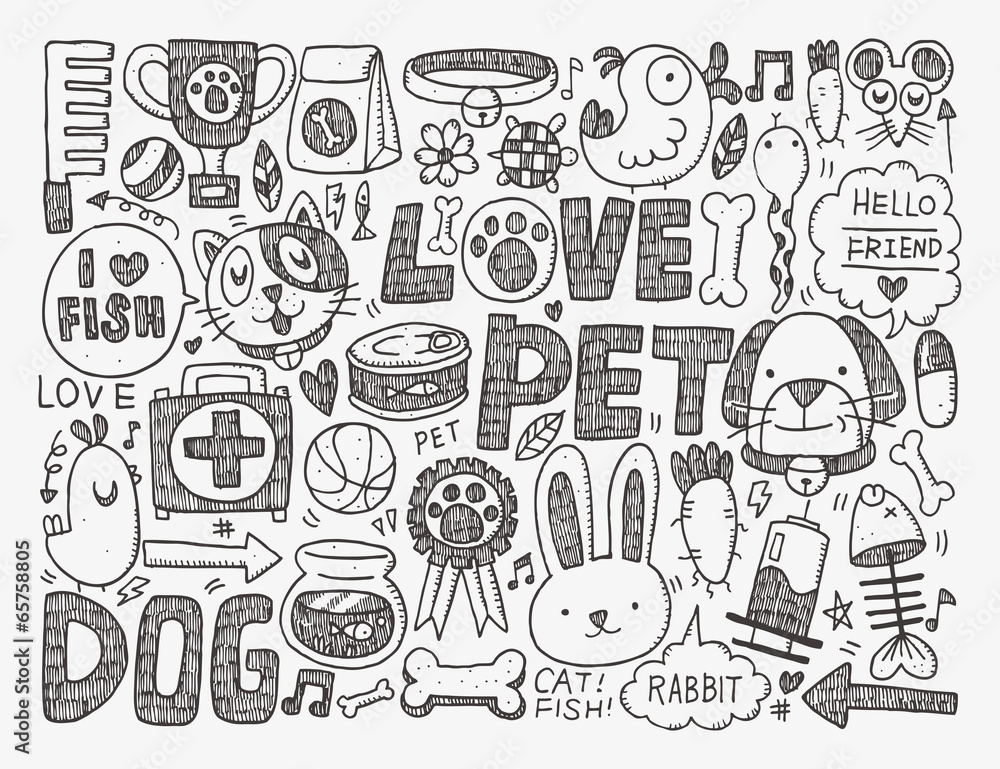 doodle pet background