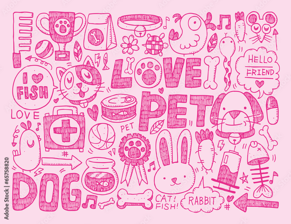 doodle pet background