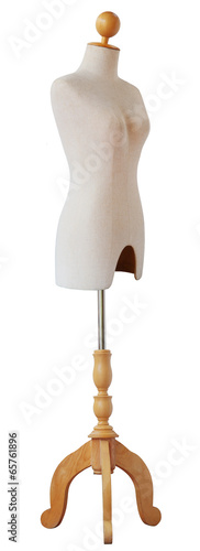 Mannequin isolated with clipping path
