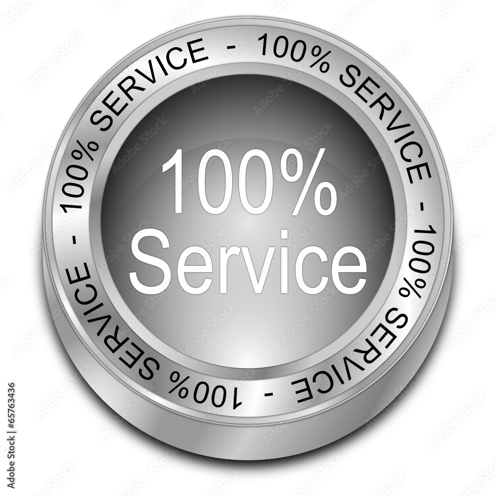 100% Service Button