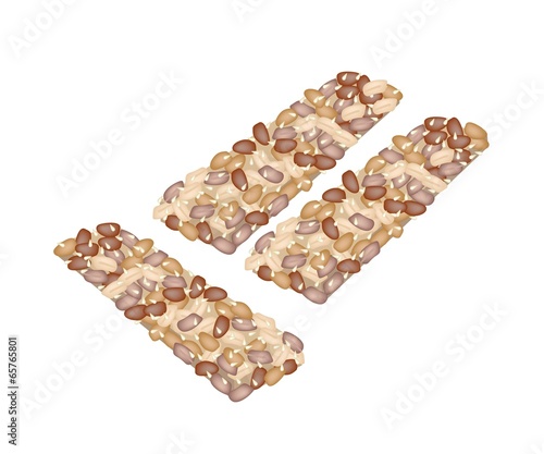Delicious Thai Snack with Peanut and Sesame