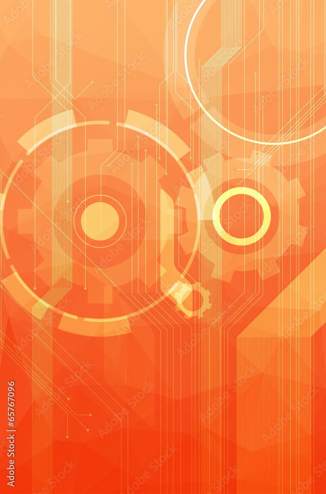 Obraz premium Abstract modern technical background