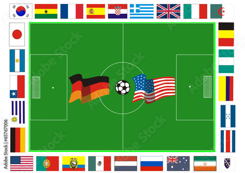 Fußballfest in Südamerika 2014 - Gruppenspiel Deutschland - USA