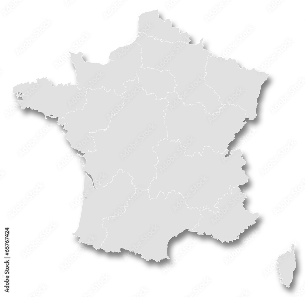 Fototapeta premium Nouvelle région française