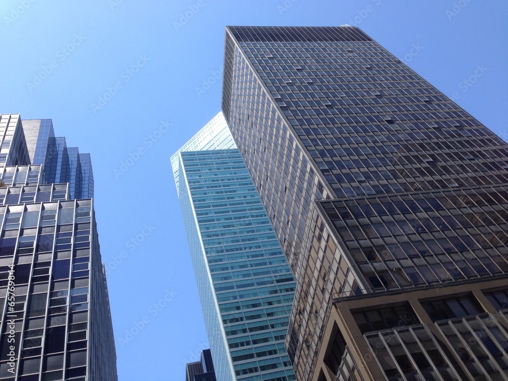 skyscrapers Manhattan New York City