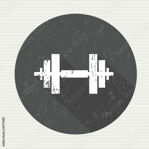 Fitness sign, vector