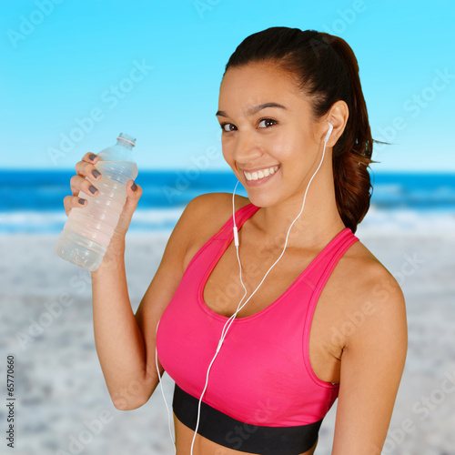 Woman Doing Workout