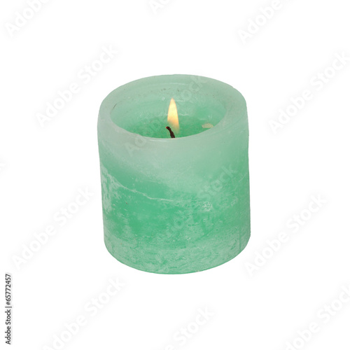 large green candle