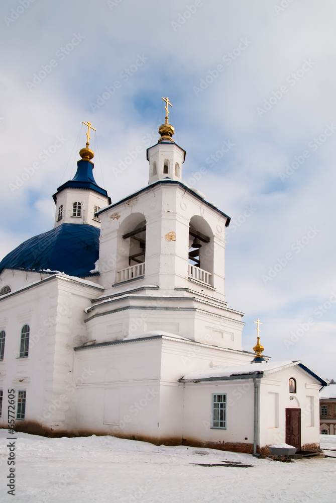 John Predtechi's church. Tobolsk district. Russia