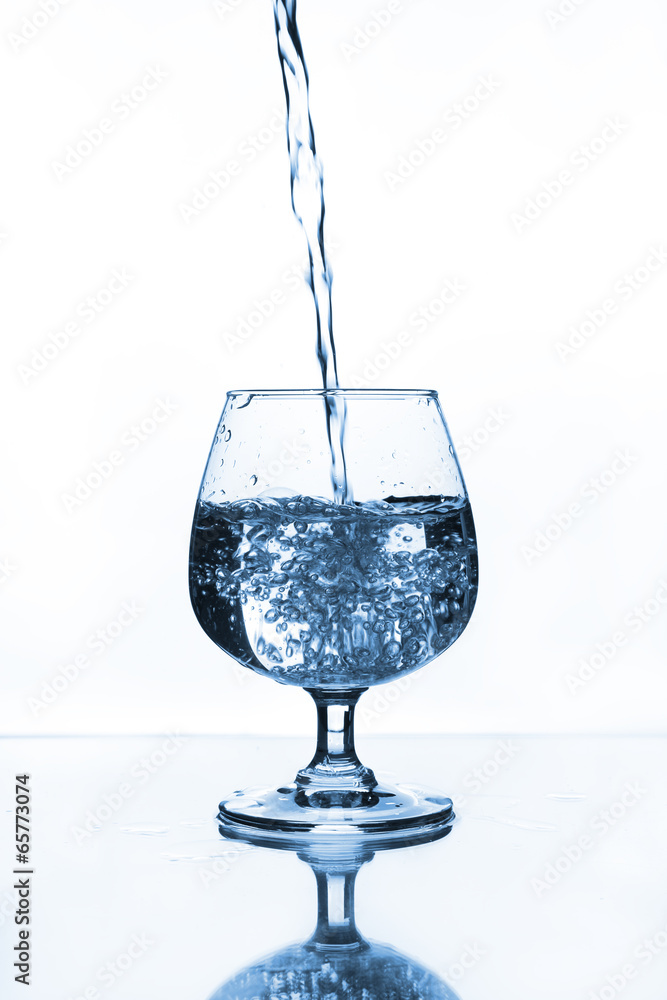 wine glass with water wine glass with water