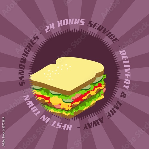 food and drink cartoon theme