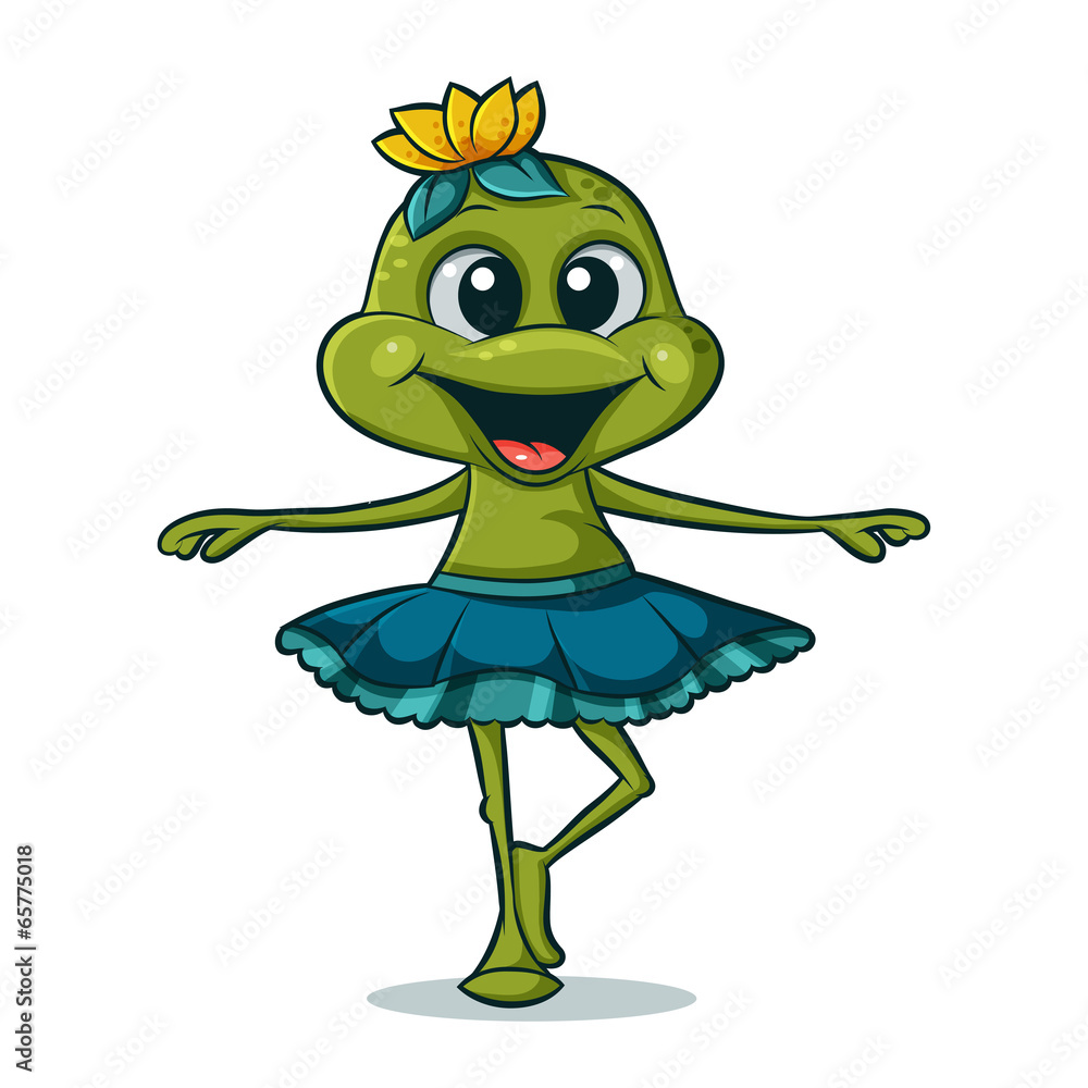 Obraz premium dancing frog