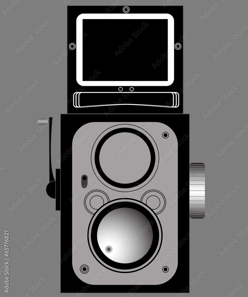 Rolleiflex front vetor