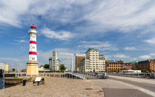 Lighthouse in Malmo, Sweden photo