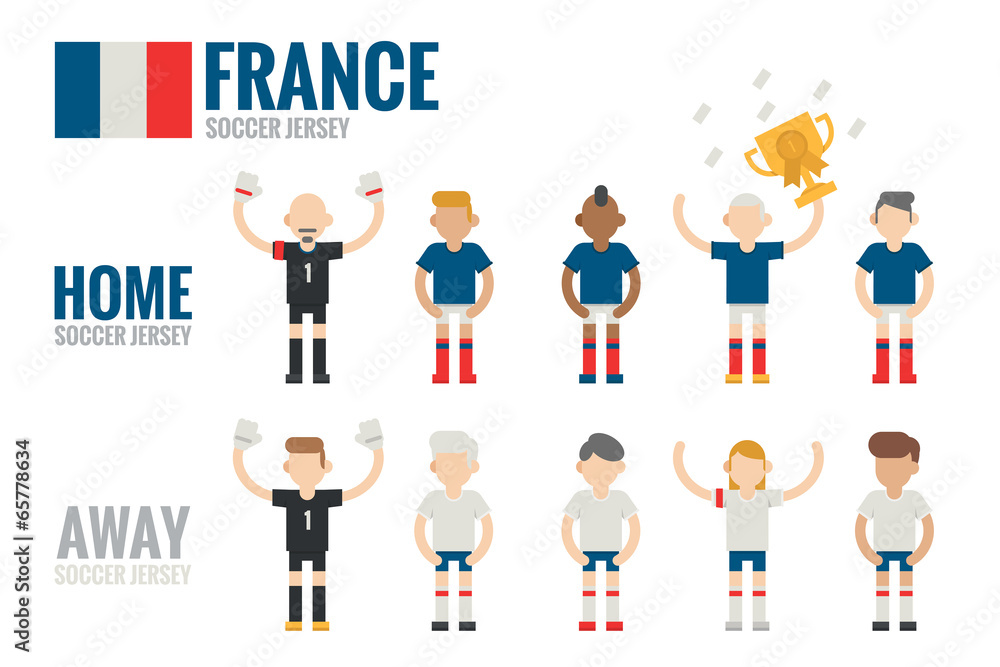 France soccer team character