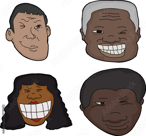 Winking People