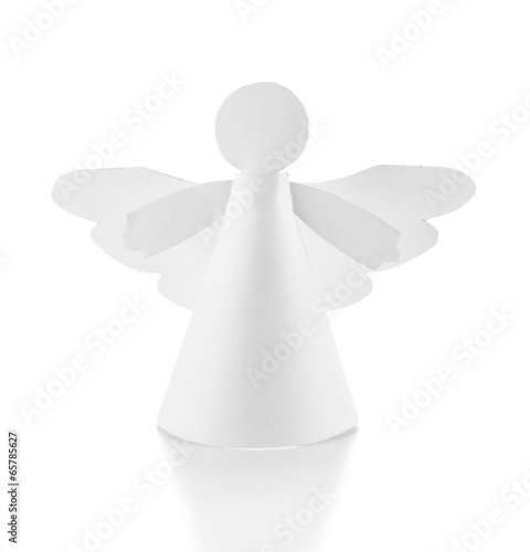 Christmas angel isolated on white