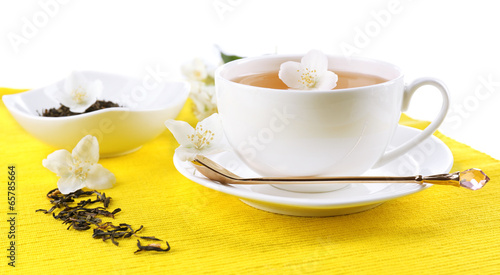 Jasmine tea on table