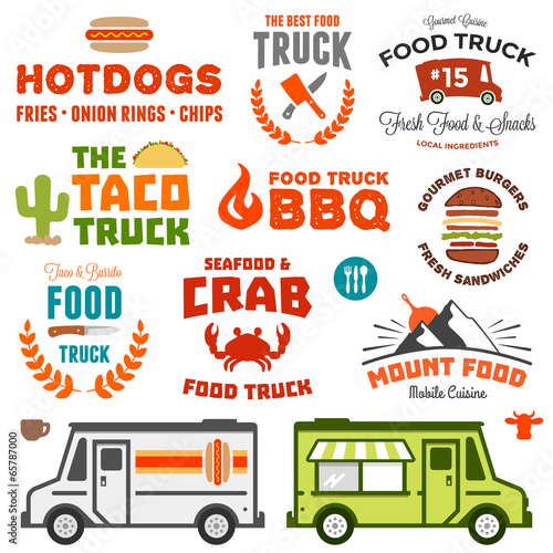 Food truck graphics