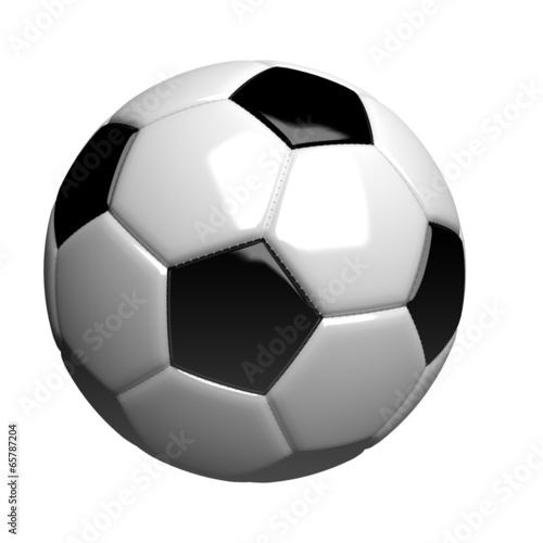 Soccer ball isolated on white background