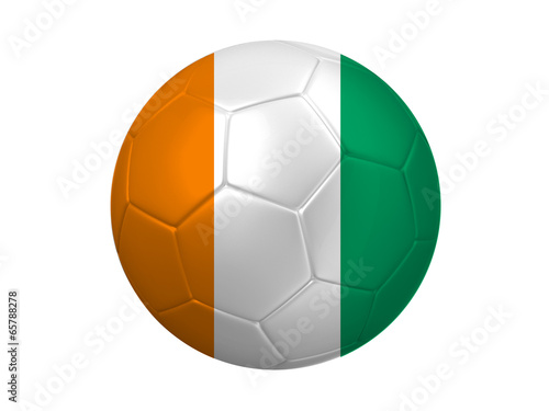 Ivory Coast Football Flag