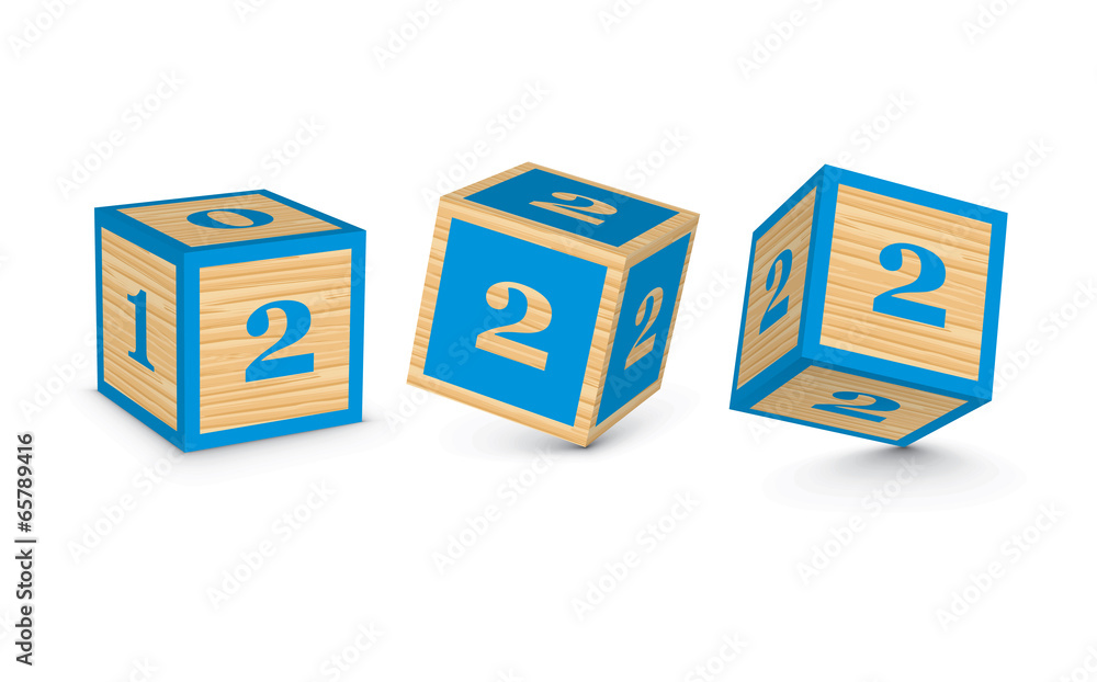 Vector number 2 wooden alphabet blocks Vector number 2 wooden alphabet blocks