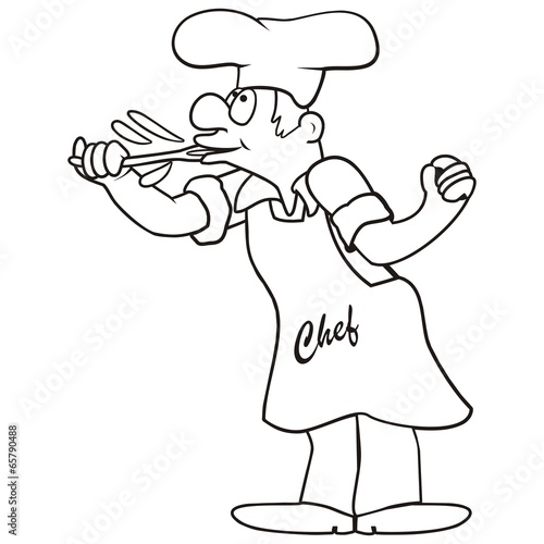cook - coloring book