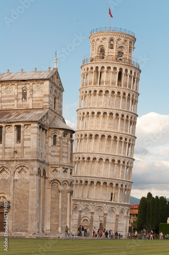 Details of Piazza Miracoli Pisa in Italy