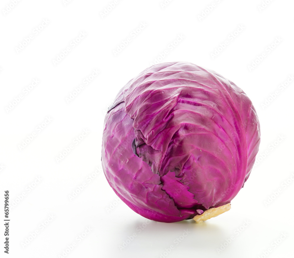 Cabbage isolated on white