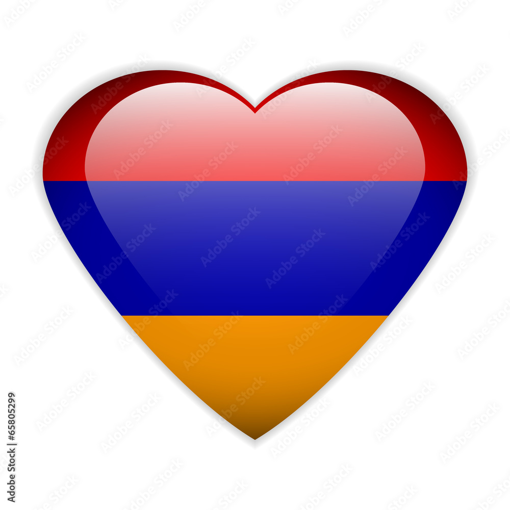 Armenia flag button. Armenia flag button.