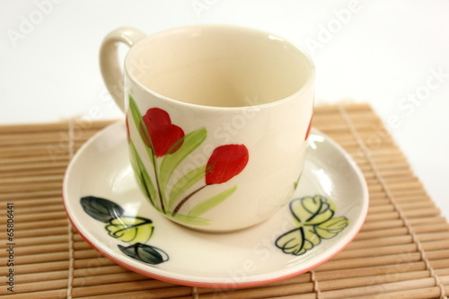 Ceramic coffee cup