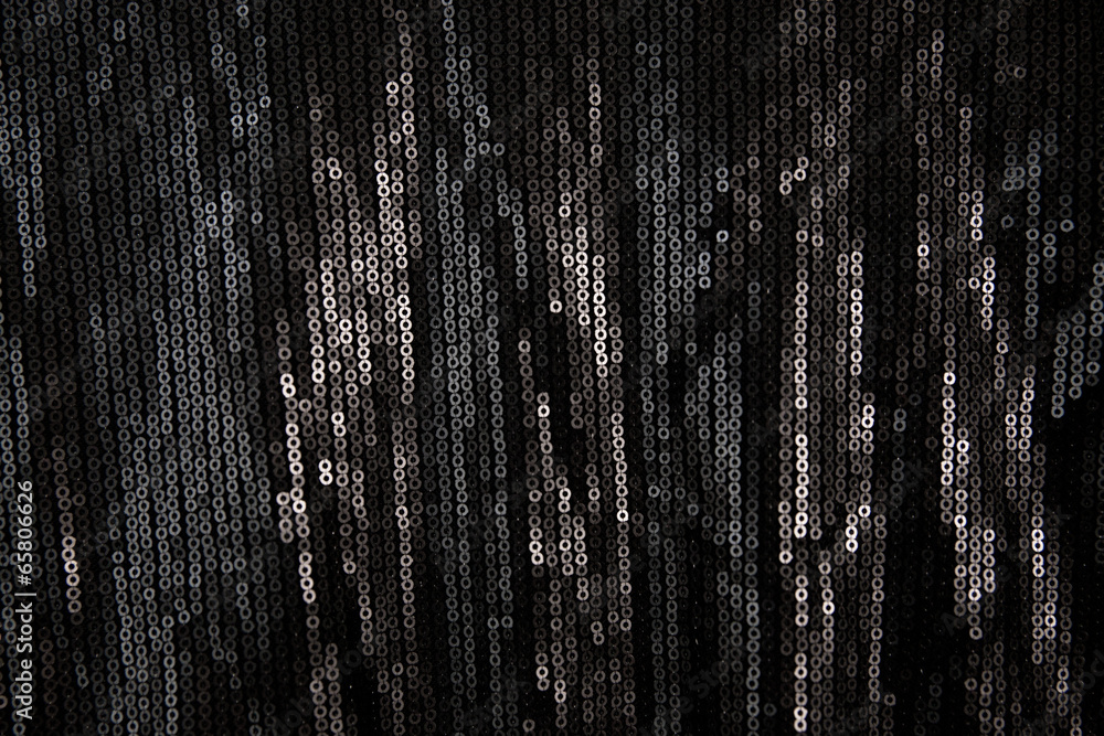 Fototapeta premium Pailletten texture black