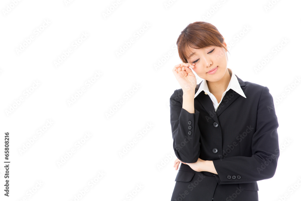 asian businesswoman on white background asian businesswoman on white background