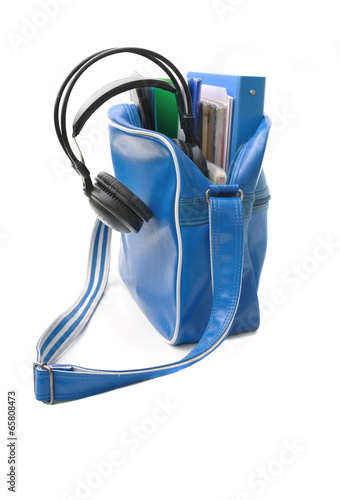 cartable scolaire d'un ado