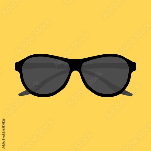 round sunglasses in retro style