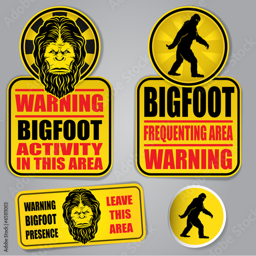 Bigfoot Warning Signs
