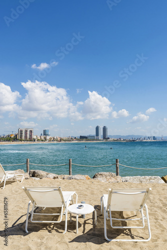 Barcelona beach panorama, Spain © jordi2r