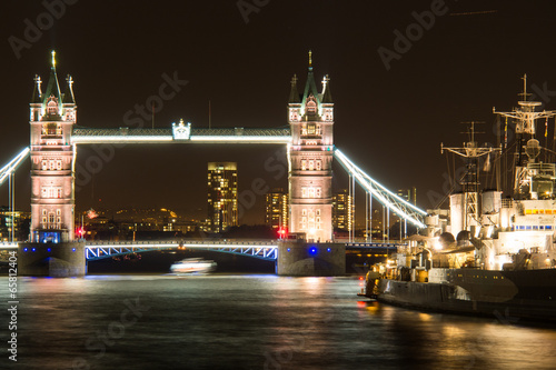 Tower Bridge London at Night