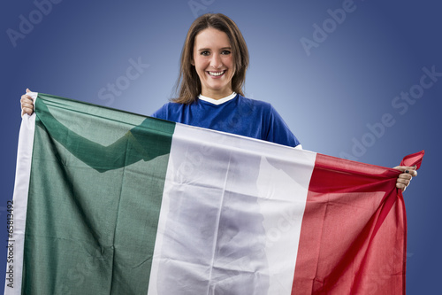 Female Italian fan