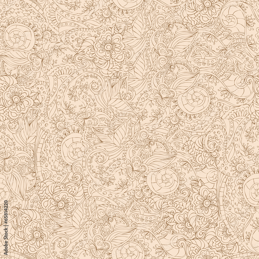 Ornamental seamless pattern Ornamental seamless pattern