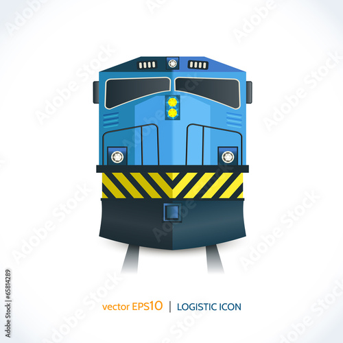 Logistic icon train