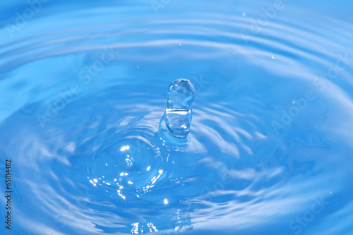 water splash in dark blue color