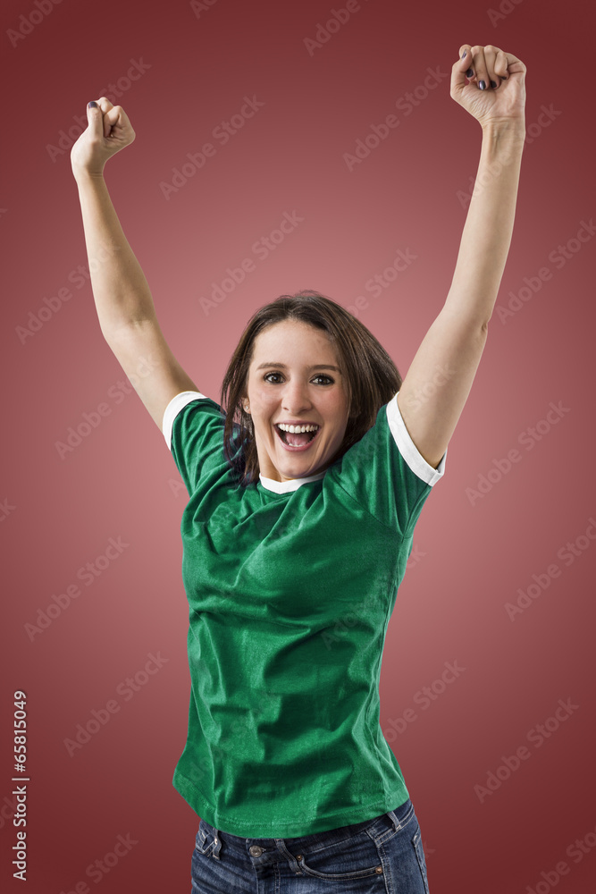 Female Mexican fan Female Mexican fan
