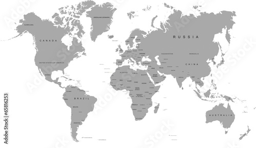 carte du monde