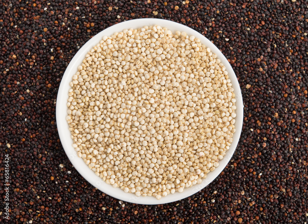 Quinoa schwarz und weiß Quinoa schwarz und weiß